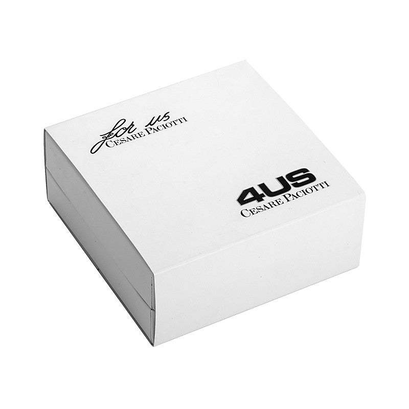 Anello Uomo 4US Cesare Paciotti Acciaio Centrale Ovale Lavorato 4UAN5053/24